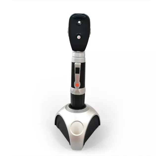 Ophtalmoscope direct portable certifié FDA avec poignée rechargeable