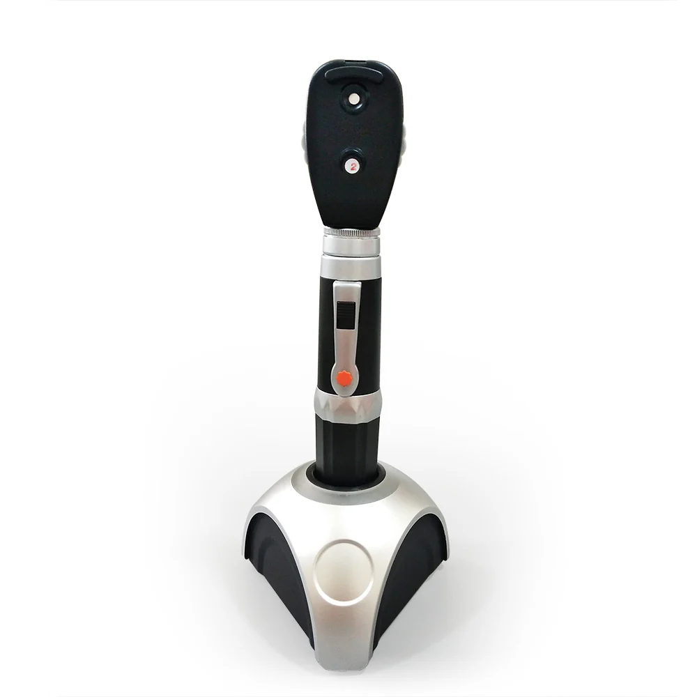 Ophtalmoscope direct portable certifié FDA avec poignée rechargeable