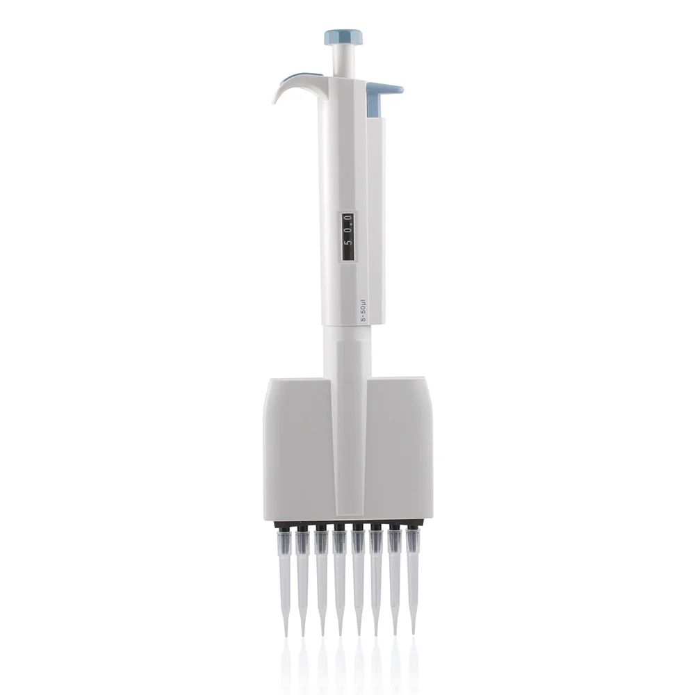 Pipette à volume réglable à 8 canaux