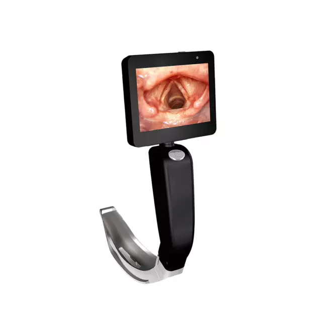 Laryngoscope chirurgical portable 3'' TFT OLED avec lames réutilisables