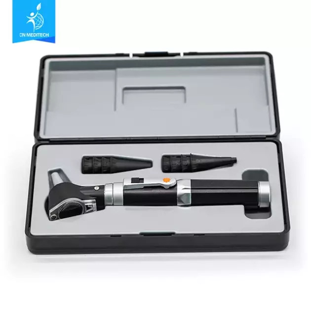 Otoscope médical à fibre optique à petite vue avec éclairage LED