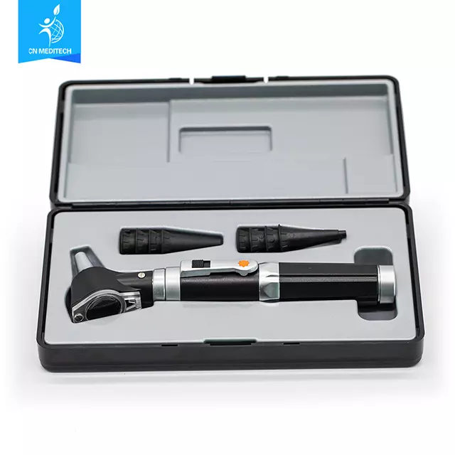 Otoscope médical à fibre optique à petite vue avec éclairage LED