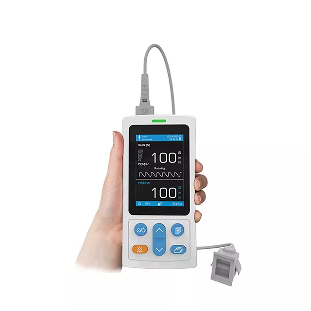 Oxymètre de pouls portable LCD avec moniteur