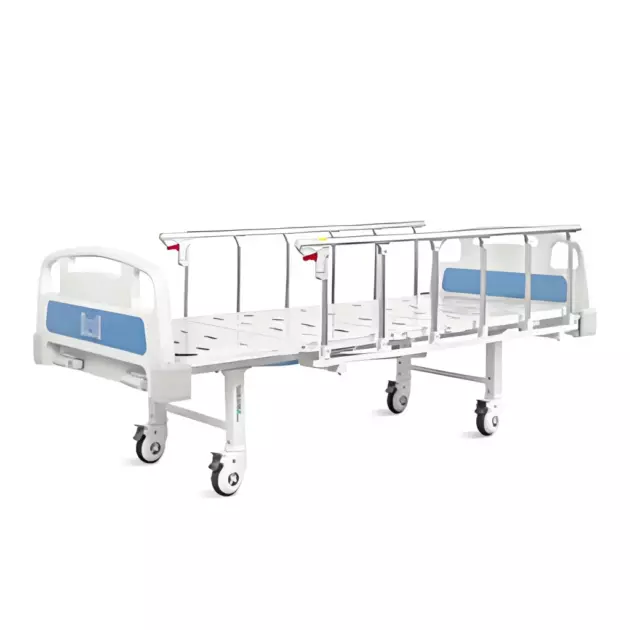 Lit d'hôpital manuel à deux manivelles