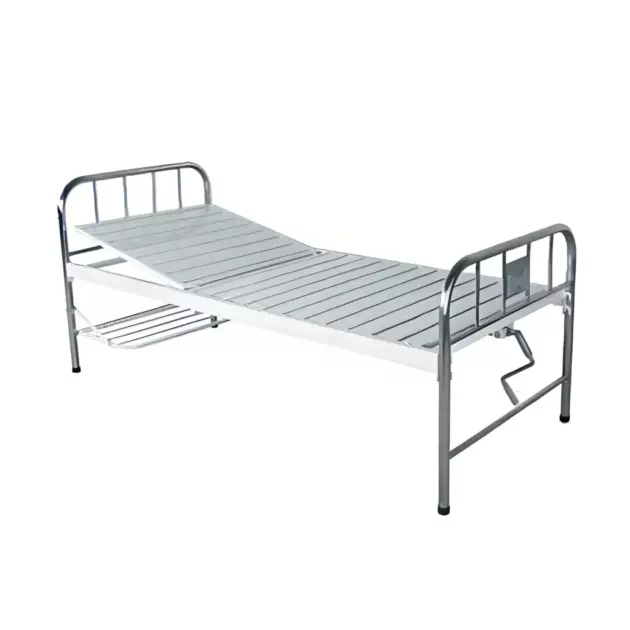 Lit d'hôpital en acier inoxydable