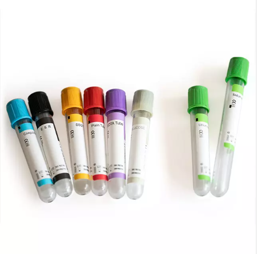 Tube de prélèvement d'échantillons de sang sous vide de haute qualité 100 tubes