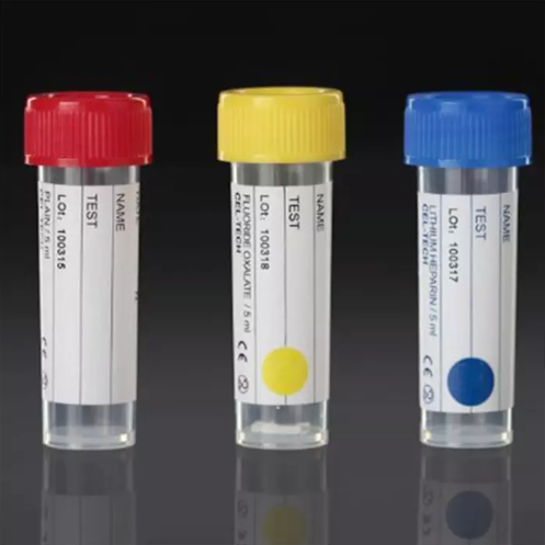 Tube de prélèvement sanguin stérile jetable Boite de 50