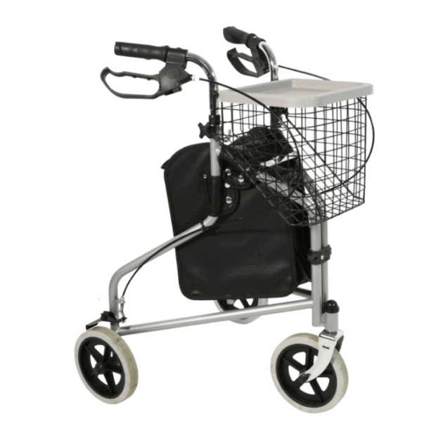 Déambulateur Rollator pliant 3 roues