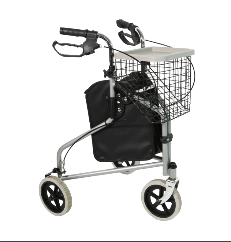 Déambulateur Rollator pliant 3 roues