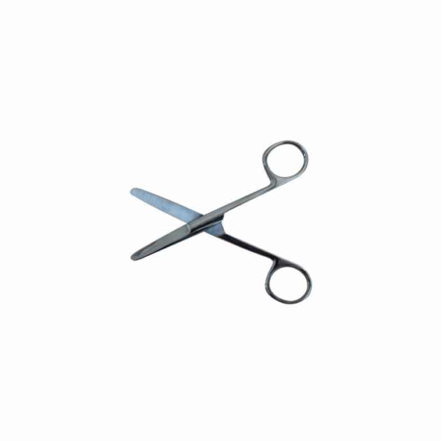 Ciseaux inox bouts ronds droit