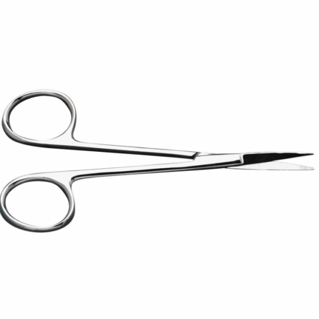 Ciseaux iridectomie inox droits et courbes