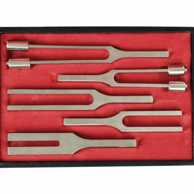 Jeu de diapasons Hartmann (coffret de 5)