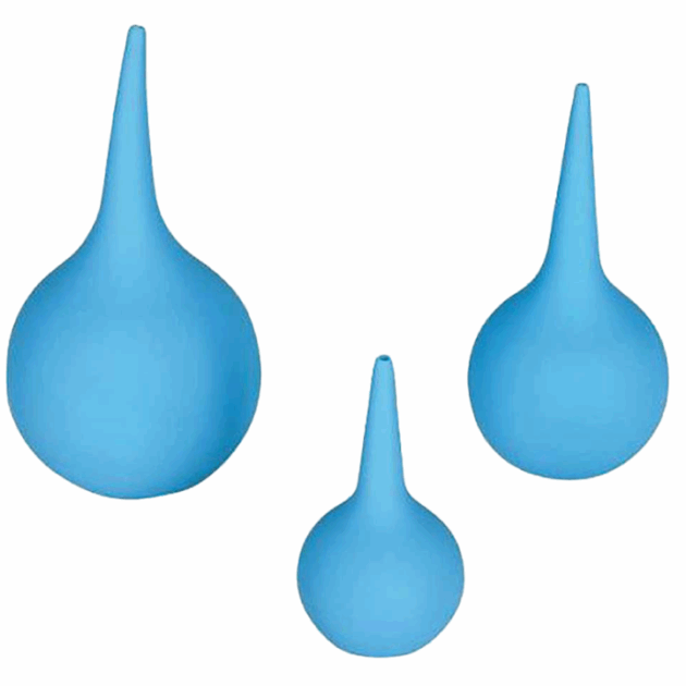 Poire effilée pour lavage auriculaire ou nasal